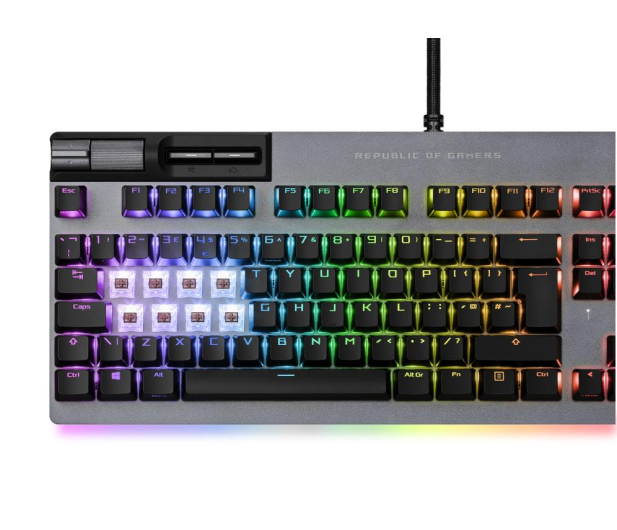 ASUS Klawiatura ROG STRIX Flare II Animate USB Czarna 90MP02E6-BKUA01 - 1044702 - zdjęcie 9